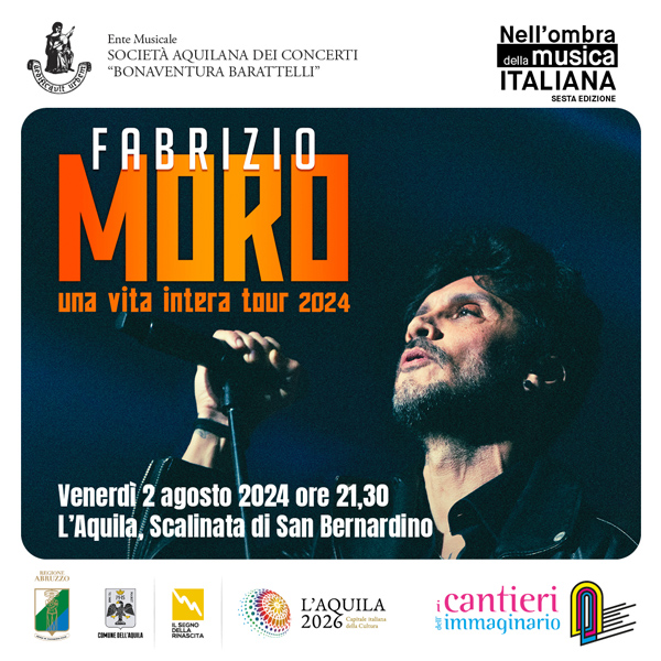 Fabrizio Moro Una Vita Intera Tour Ciaotickets